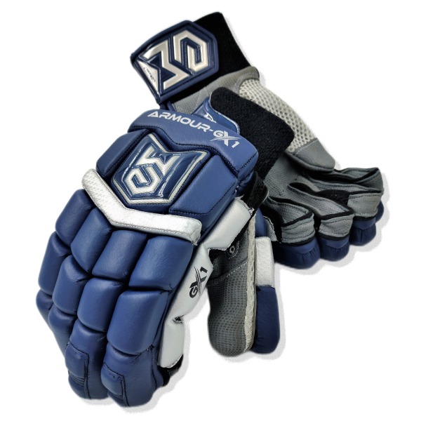 Armour-GX1 (3.0) Batting Gloves (Navy-Silver)