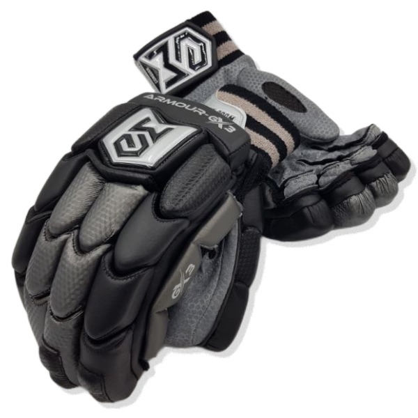 Armour-GX3 (3.0) Batting Gloves (Black-Gray)