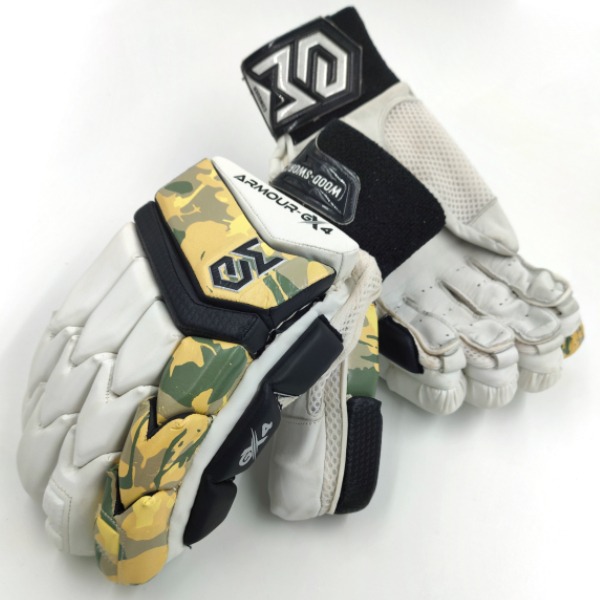 Armour-GX4 (3.0) Batting Gloves (White-Camo-Black)