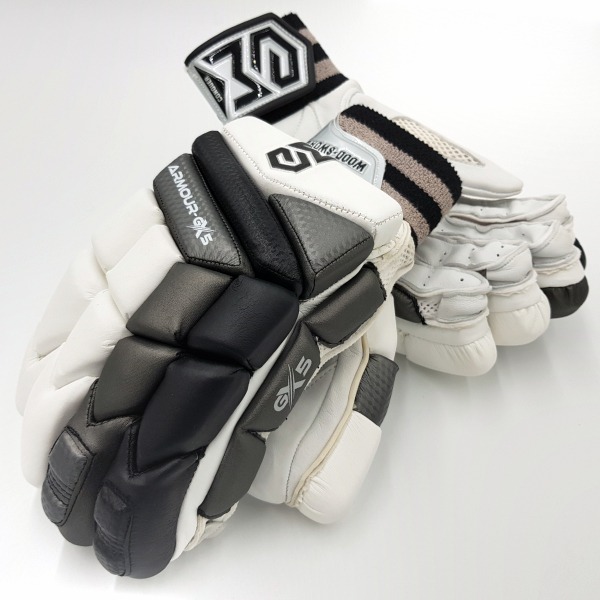 Armour-GX5 (3.0) Batting Gloves (White-Black-Grey)