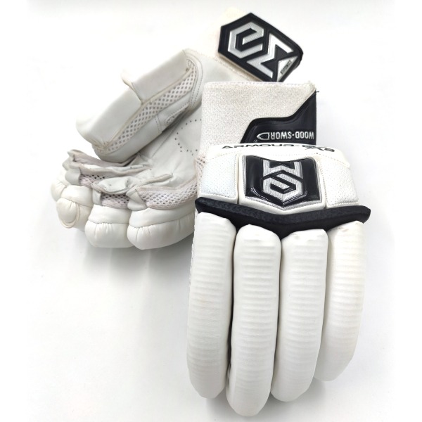 Armour-GX8 (4.0) Batting Gloves (White-Black)