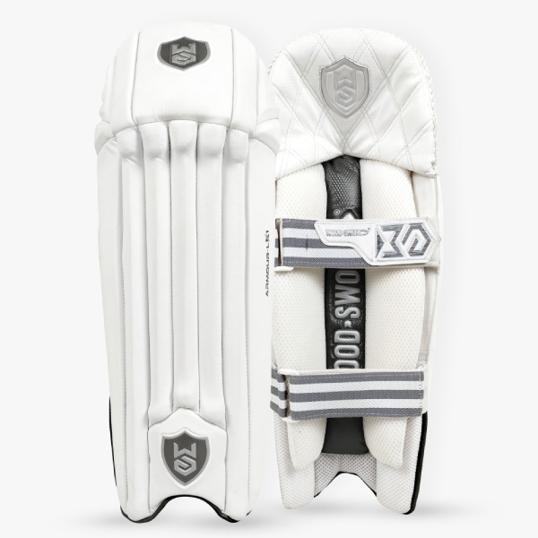 Armour-LK1 Wicket Keeping Leg Guard (White-Grey)