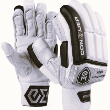Armour-GX4 (4.0) Batting Gloves (Silver-White-Black)